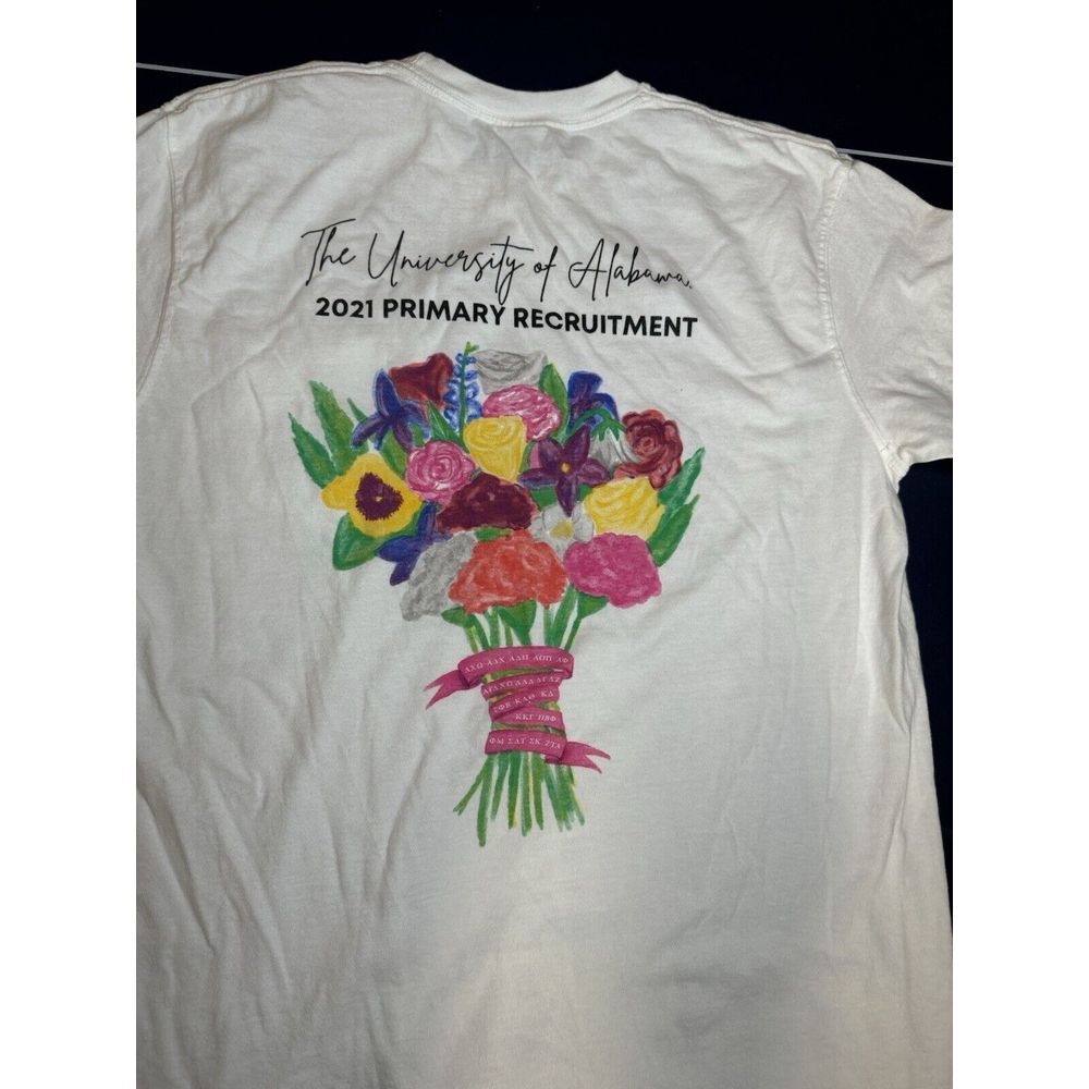 UA Panhellenic 2021 Recruitment Tshirt Size Medium TikTok Bid Day